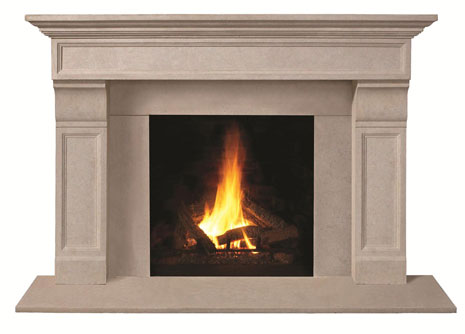 1111.511 Cast stone fireplace mantel