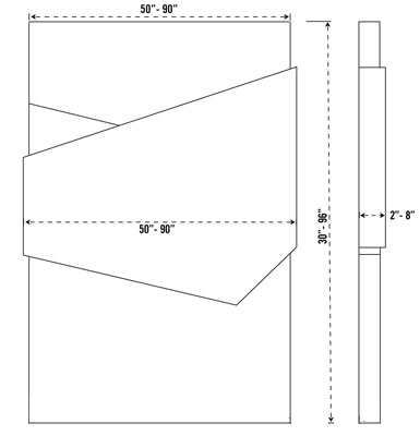 SOHO stone fireplace mantel spec sheet