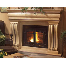 1106.536 stone fireplace mantle surround in Calgary