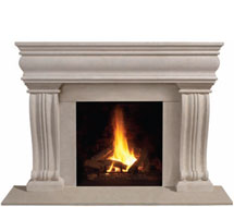 1106.536 stone fireplace mantle surround in Calgary