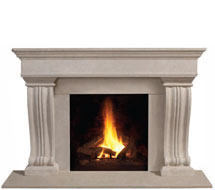 1110.536 stone fireplace mantle surround in Calgary