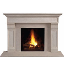 1111.511 stone fireplace mantle surround in Calgary