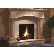 1130.70.531 stone fireplace mantle surround in Calgary