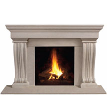 1147.536 stone fireplace mantle surround in Calgary