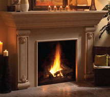 1160.540 stone fireplace mantle surround direct from us
